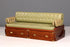 Seltenes Maritim Sofa Daybed Schlafcouch Englischer echt Leder Military Chest Bett Antik