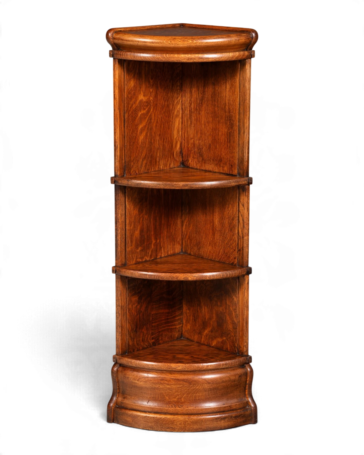 Original Globe Wernicke Eckregal Vintage Echt Holz Eckschrank Bücherregal Englisch Ecke Wohnzimmer