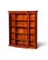 Hauptstadt Möblerei englisches Bücherregal aus massivem Holz mit drei Fächern und höhenverstellbaren Einlegeböden