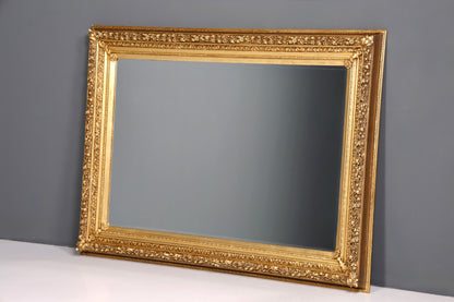 Stilvoller XXL Prunk Barock Stil Standspiegel Antik Stil Ornament Gold Flurspiegel Spiegel