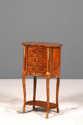 Stilvolle Barock Stil Kommode Antik Stil Beistelltisch Messing Schränkchen