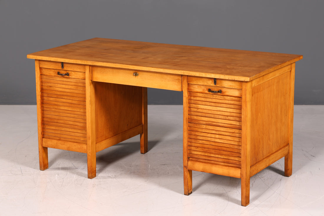 G148 Finish cm Wunderschöner Mid Century Schreibtisch Danish Design Bürotisch 60er Jahre Office Table