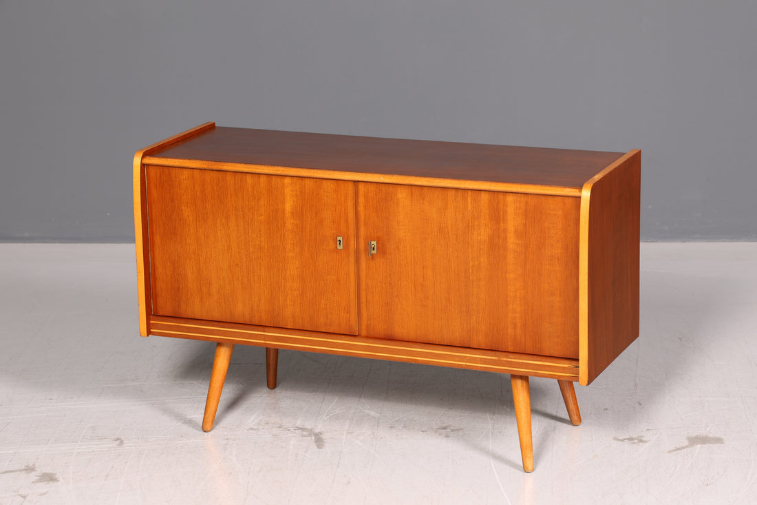 Beautiful mid-century cabinet, vintage sideboard, retro hallway dresser, 1960s wood