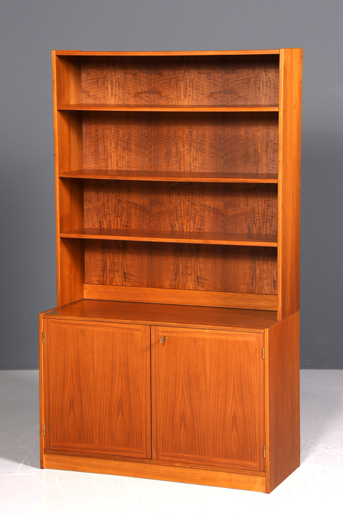 Wunderschöner Mid Century Regal Schrank Vintage Highboard Bücherregal Holz Kommode