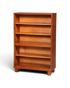 G029 Finish cm Schlichtes Mid Century Regal Vintage Bücherregal Schrank Buchablage 60s Bookshelf