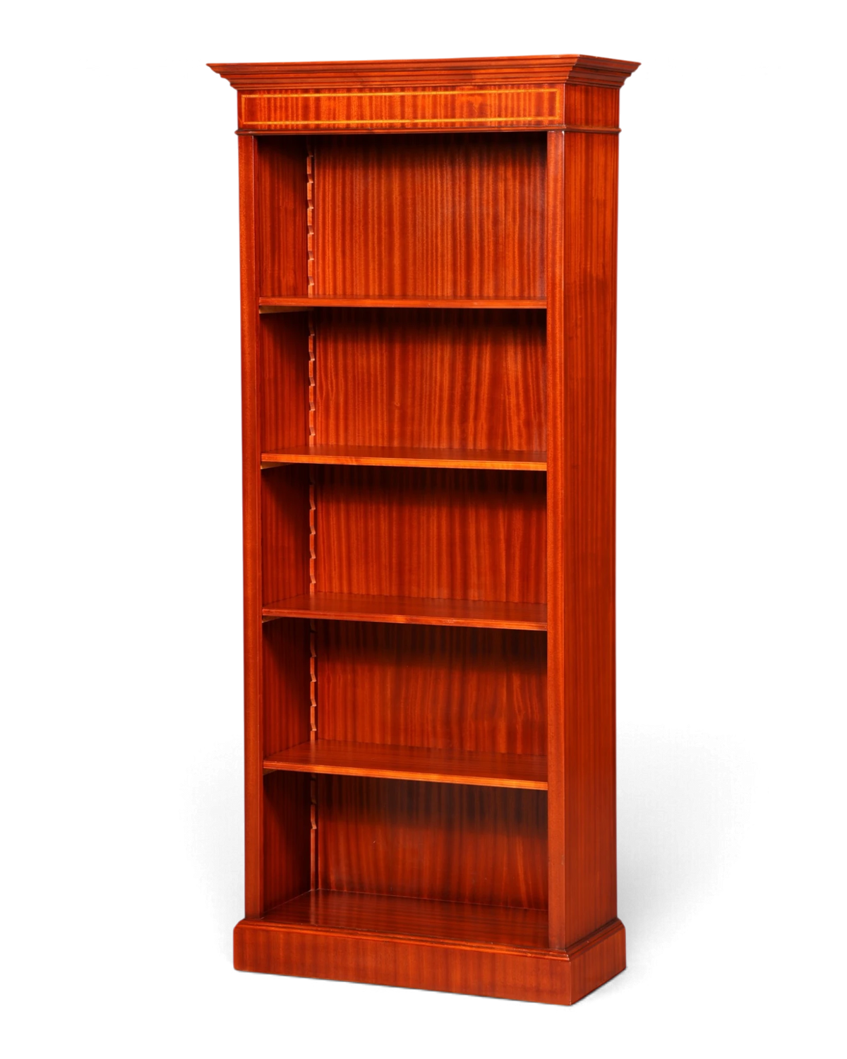 Beautiful English bookcase bookshelf book storage library freestanding shelf solid wood
