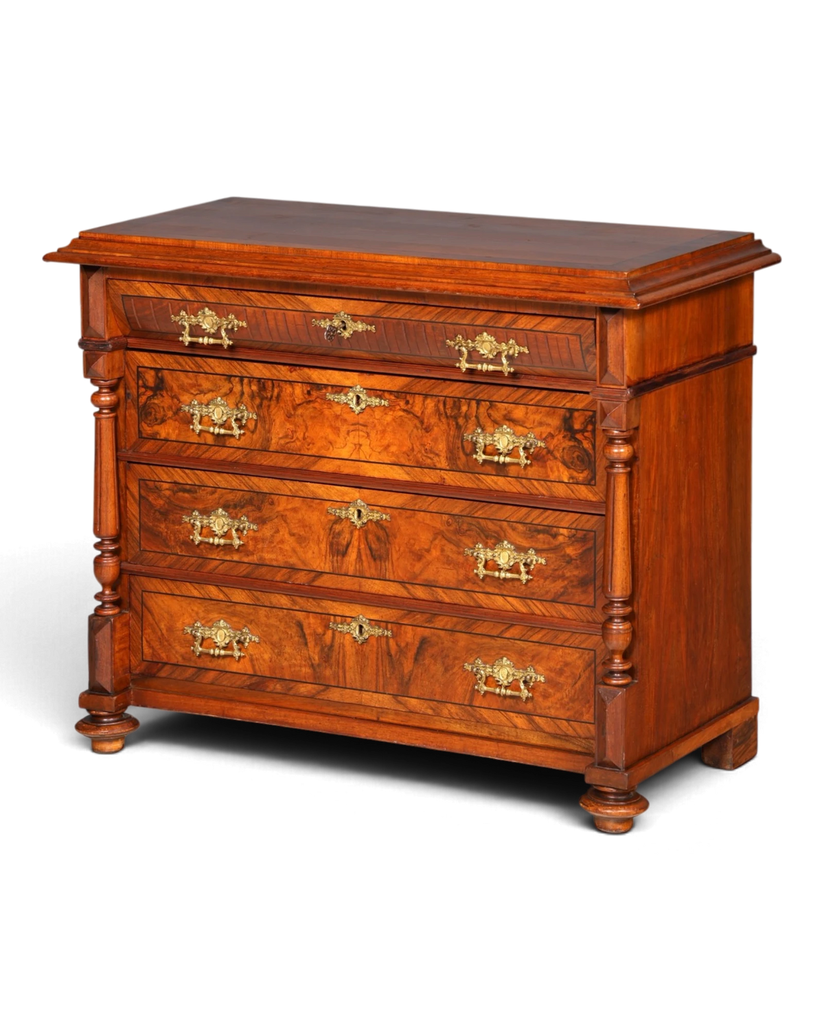Edle Gründerzeit Kommode Antik Schubladenkommode Wäschekommode Sideboard Anrichte um 1880