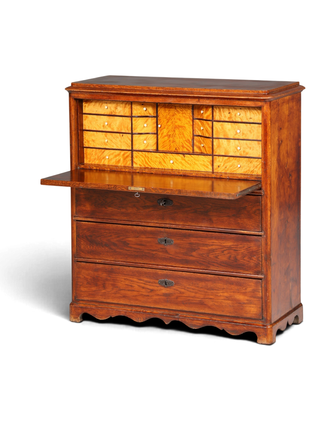 Traumhafter Louis Philippe Sekretär um 1880 Biedermeier Antik Schrank Chiffoniere Kommode