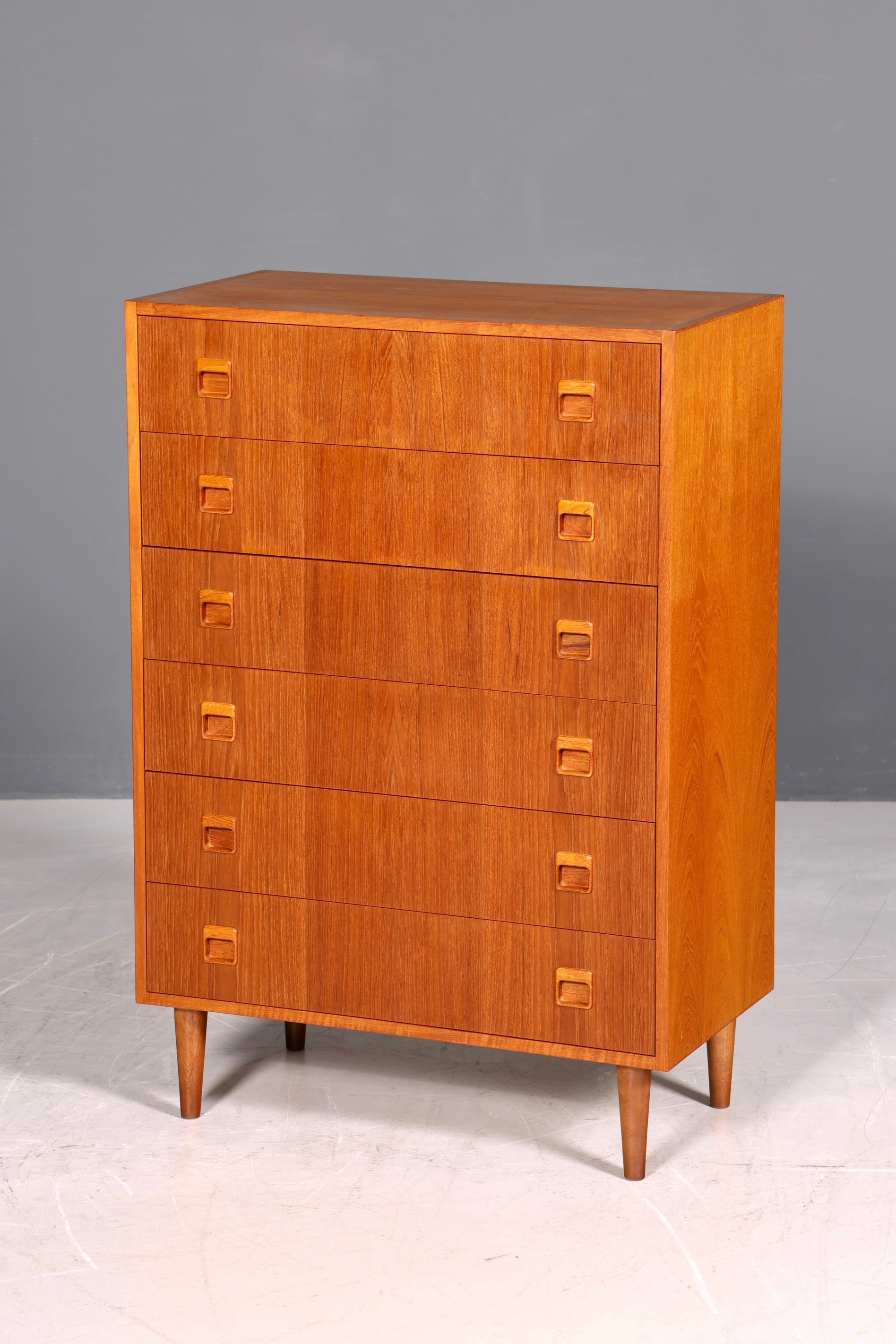 F977 Finish Wunderschöne Mid Century Kommode Vintage Vertiko 60s 70s Schrank Schubladenkommode