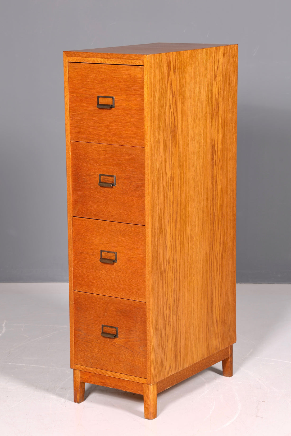 Edler Mid Century Aktenschrank Bauhaus Apothekerschrank Vintage Schubladenkommode Vertiko Retro