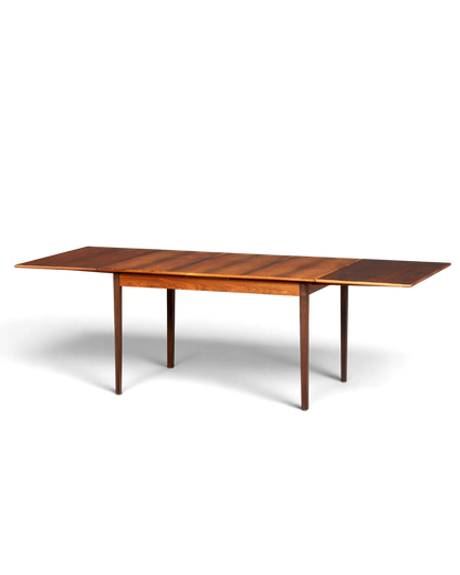 Hauptstadt Möblerei Mid Century Esstisch aus Palisander im Danish Design mit ausziehbarer Tischplatte