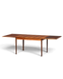 Hauptstadt Möblerei Mid Century Esstisch aus Palisander im Danish Design mit ausziehbarer Tischplatte