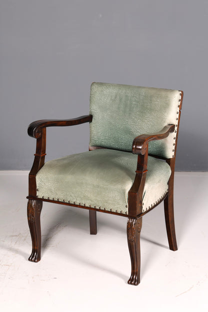 Beautiful Neo-Renaissance armchair from the Gründerzeit period, antique, circa 1910, suitable for a gentleman’s room