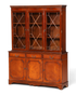 Hauptstadt Möblerei englische Vitrine aus massivem Holz mit Glasfronten und Stauraum im klassischen Antik-Stil
