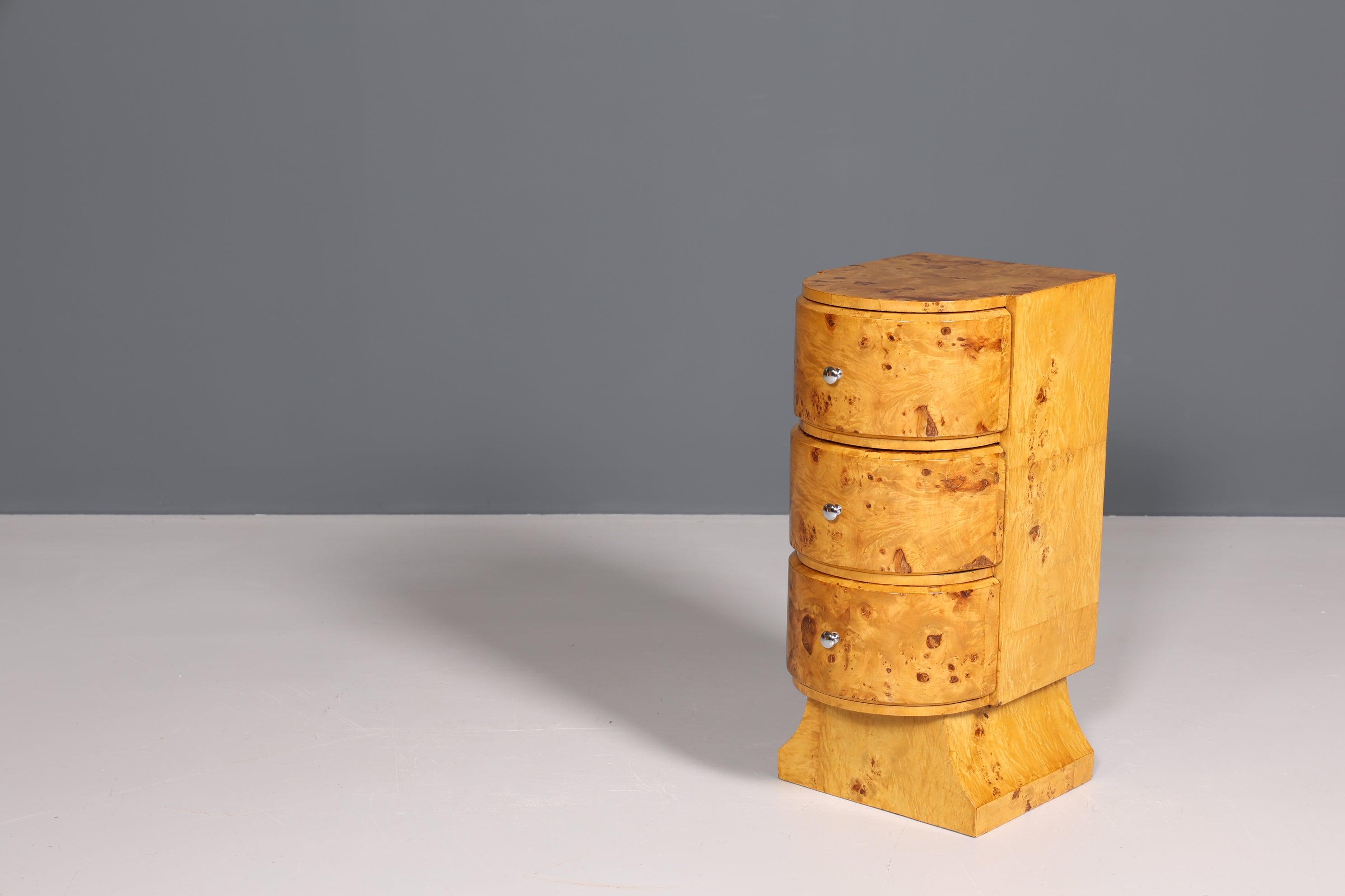 Wunderschöne Art Deco Design Kommode Birke Beistelltisch Modern Kult Schubladenkommode