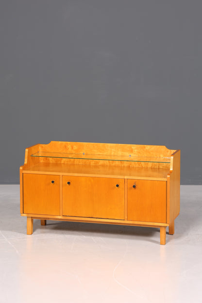 F966 Finish cm Wunderschönes Mid Century Kommode Vintage TV Sideboard 60s Schrank Flurkommode Klappschrank