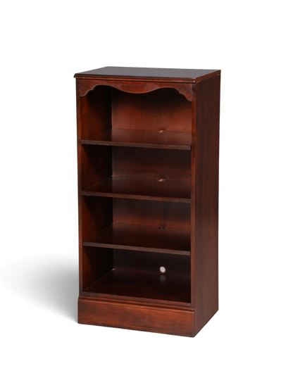 Hauptstadt Möblerei Drexel Heritage Bücherregal aus massivem dunklem Holz mit verstellbaren Einlegeböden