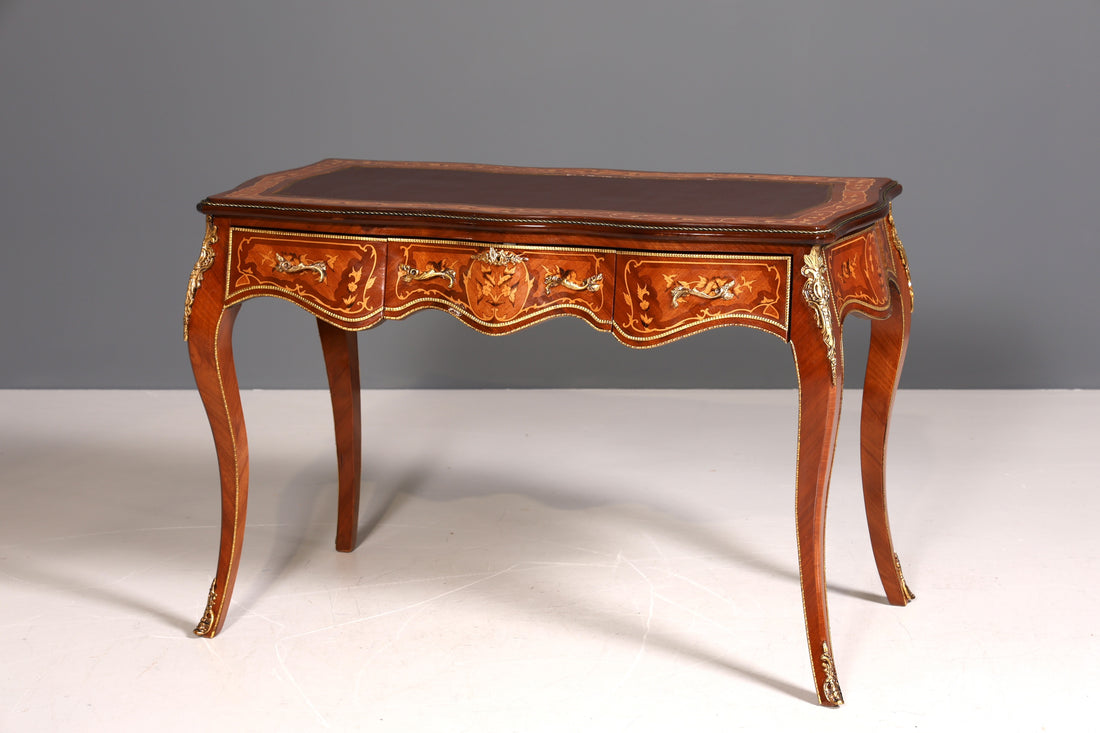 Traumhafter Louis XV Stil Schreibtisch French Desk Antik Stil Bürotisch