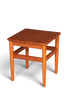 Hauptstadt Möblerei Mid-Century Beistelltisch aus Teakholz im dänischen Design mit quadratischer Platte