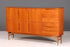 G046 Finish Wunderschönes Mid Century Highboard echt Holz Schrank Büro Kommode 60er Jahre