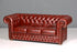 Wunderschönes Original Chesterfield Sofa 3- Sitzer echt Leder Oxblood Couch Englisch