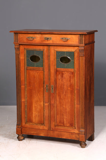 Traumhaftes Jugendstil Vertiko Gründerzeit Schrank Antik Highboard Kommode Buffet Vintage