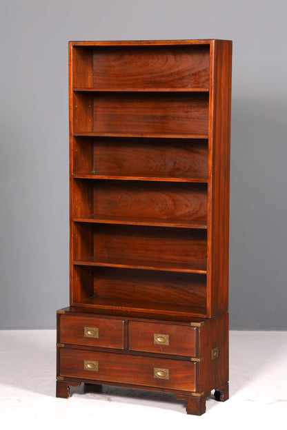 Wunderschönes Maritimes Regal Bücherregal Englisch Buchablage Echt Holz Bookshelf Kolonial Standregal Vintage
