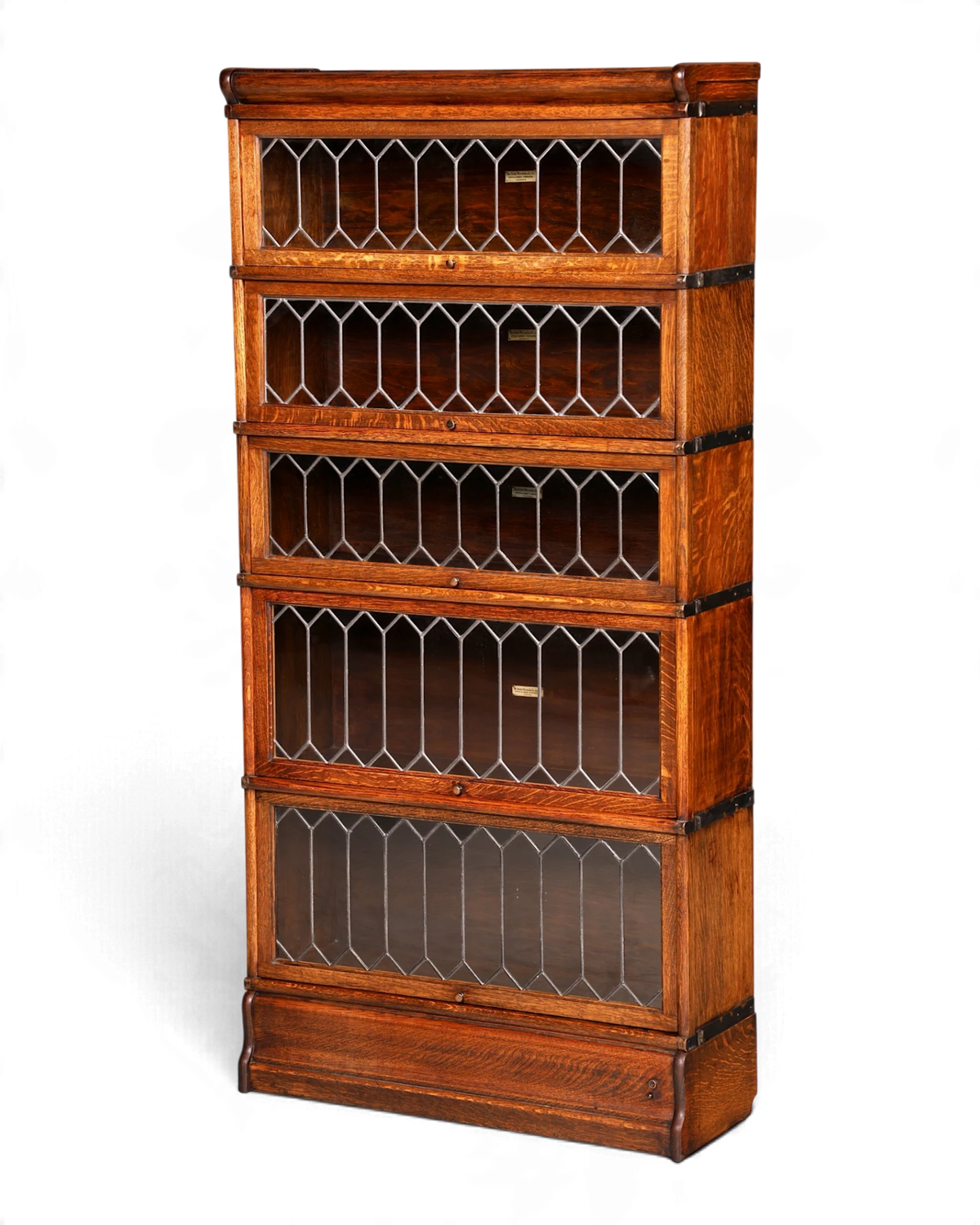 Edles Original Globe Wernicke Bücherregal 6 Module Vitrine Modulregal Englisch Bibliothek Echt Holz