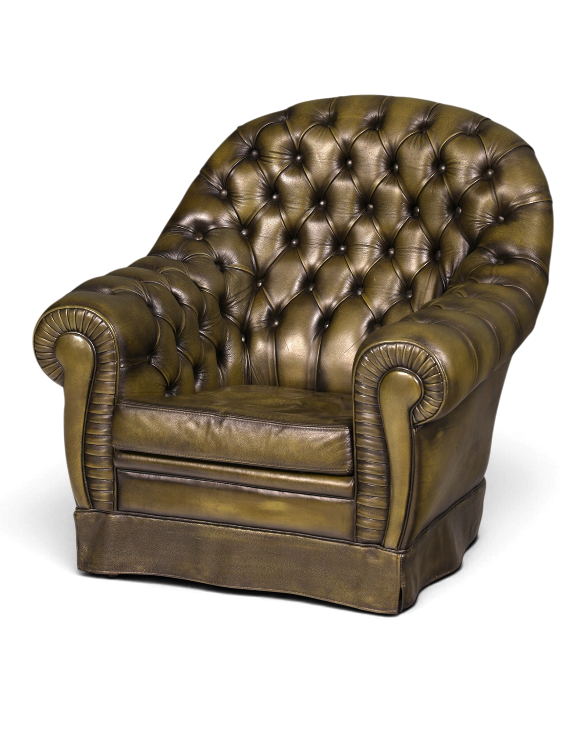 Original Chesterfield Sessel, Echt Leder Armlehnsessel UK – Hauptstadt Möblerei Berlin