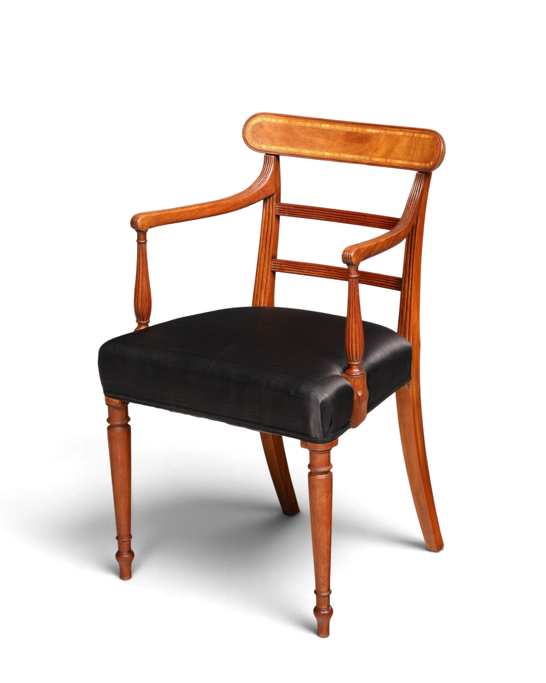 Biedermeier Rosshaar mit dazu schreibenG386 Finish Wunderschöner Englischer Stuhl UK Küchenstuhl Antik Stil Sekretär Stuhl Polsterstuhl (Kopie 2)