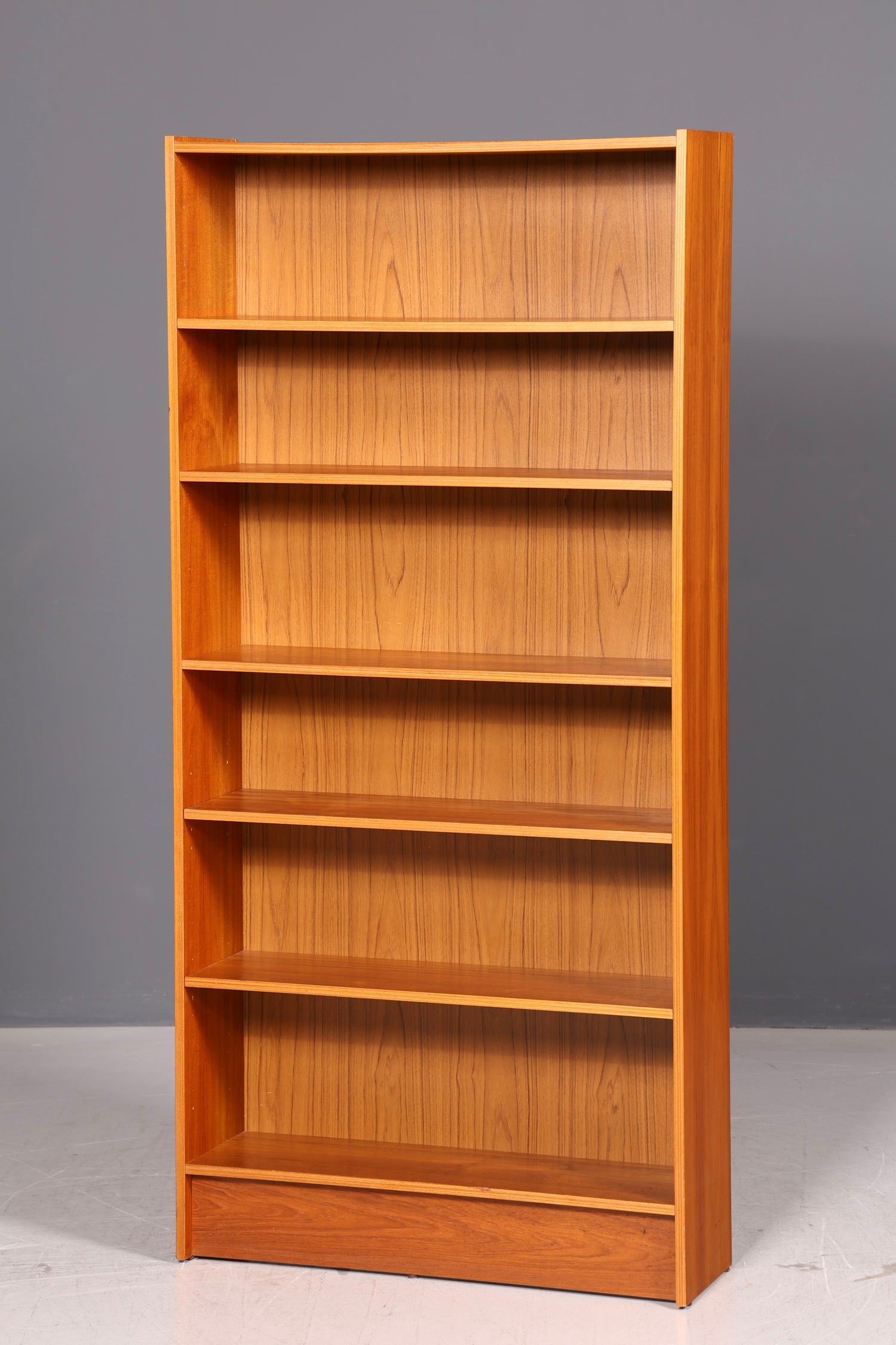 Schlichtes Mid Century Regal Vintage Bücherregal Schrank Buchablage Bookshelf 60s Holz
