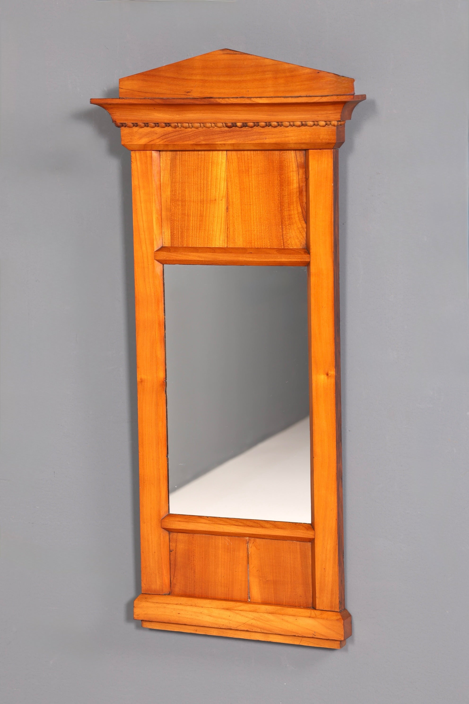 Wunderschöner Biedermeier Spiegel Kirschholz Wandspiegel Antik Holzspiegel Flurspiegel