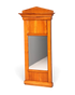 Hauptstadt Möblerei Biedermeier Wandspiegel aus massivem Kirschholz mit antikem Design für den Flur