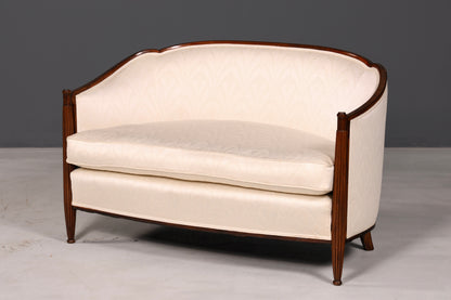 Edles Art Deco Sofa Sitzbank 2-Sitzer Vintage Loungesofa Polstersofa Salonsofa