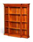 Hauptstadt Möblerei englisches Bücherregal aus Eibenholz mit höhenverstellbaren Regalböden im antiken Stil