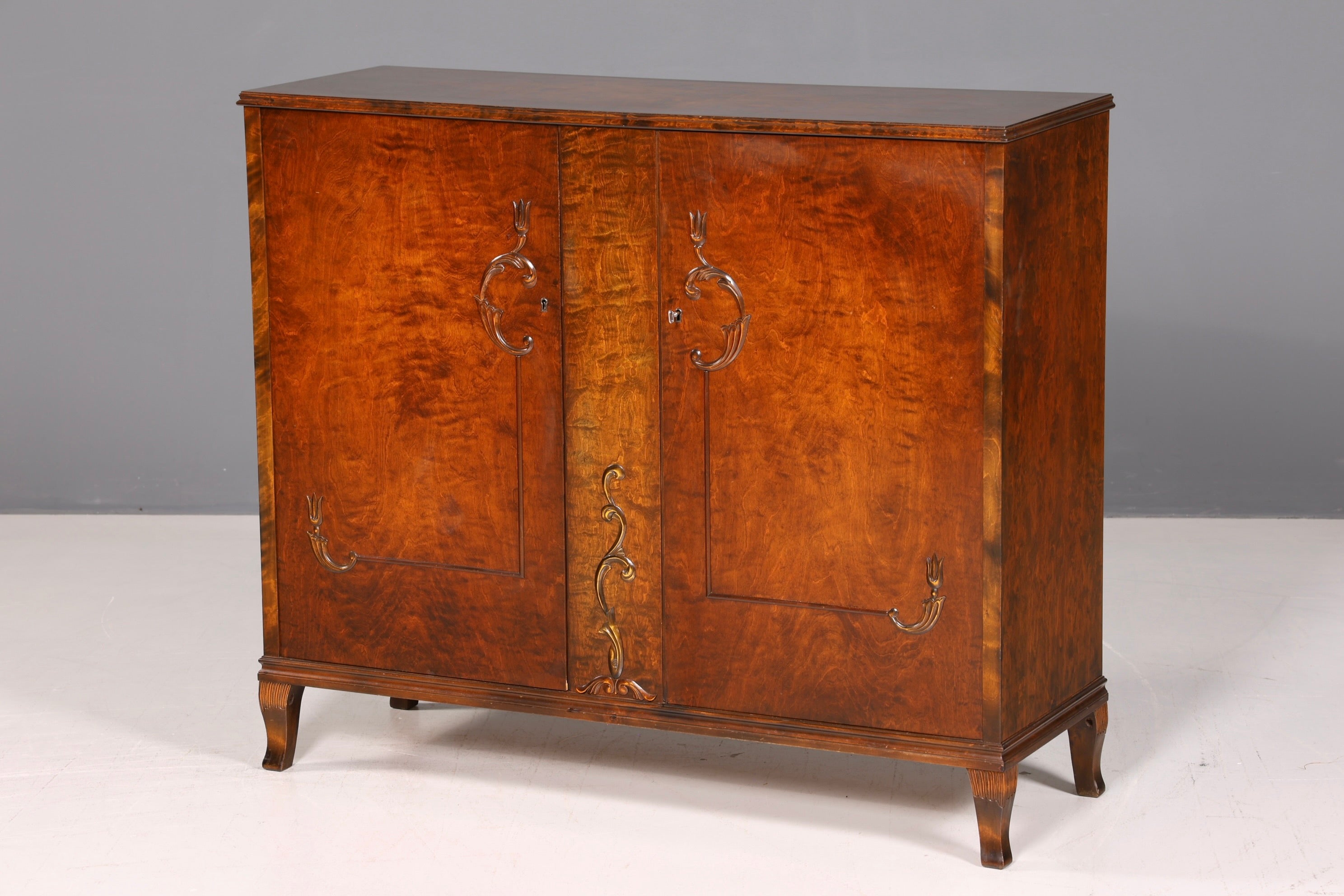 Stilvoller Original Art Deco Schrank Vertiko Sideboard Highboard Kommode Antik um 1930