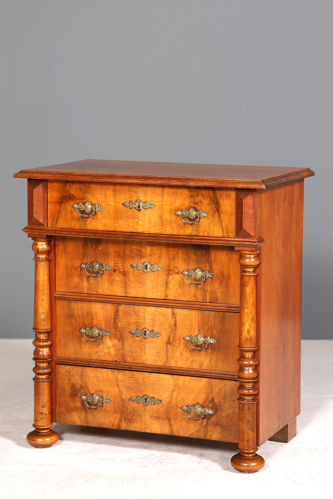 Edle Gründerzeit Kommode Jugendstil Vertiko Antik Kommode Schubladenkommode