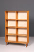 Schlichtes Mid Century Bücherregal Vintage Regal Schrank Buchablage 60s Bookshelf Holz
