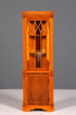 Wunderschöne Englische Eckvitrine Antik 60s echt Holz Eibe Schrank Eckschrank Glasvitrine Vitrine
