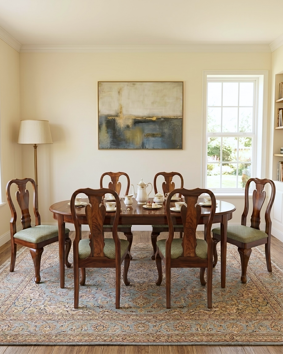 4x Wunderschöne Original Drexel Heritage Stühle Amerikanisch USA Stuhlset Küchenstühle Esszimmer Stühle