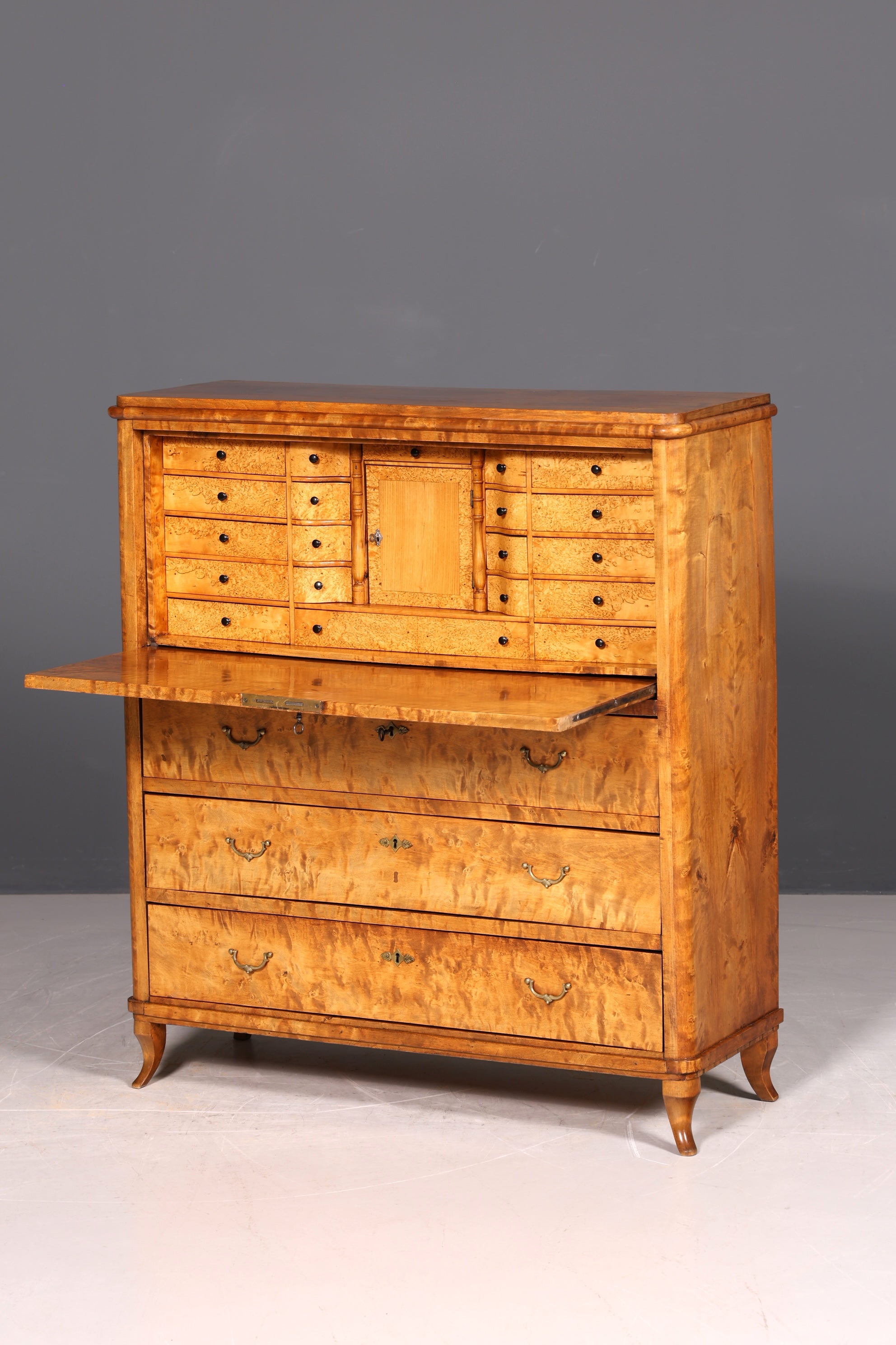 Traumhafter Sekretär im Biedermeier Stil um 1930 Schreibmöbel echt Holz Vertiko Kommode Schubladenkommode