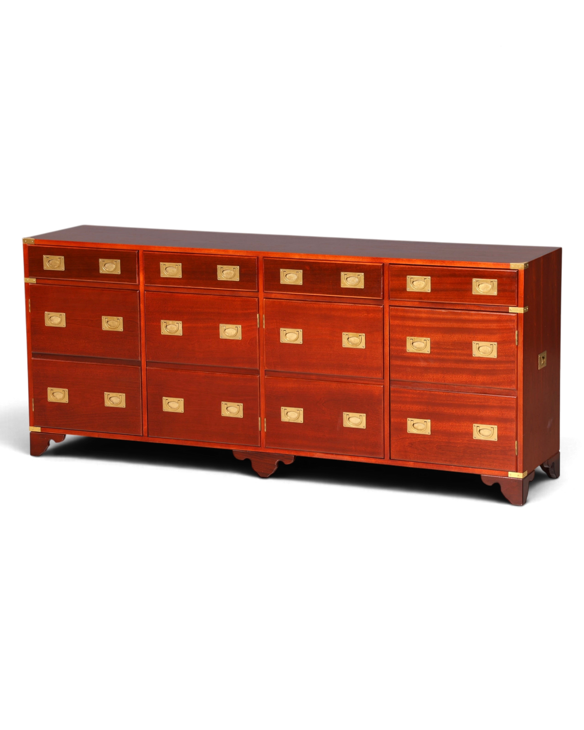 XXL Maritim Sideboard, Military Chest Englisch Antik Schiffs Kommode – Hauptstadt Möblerei Berlin