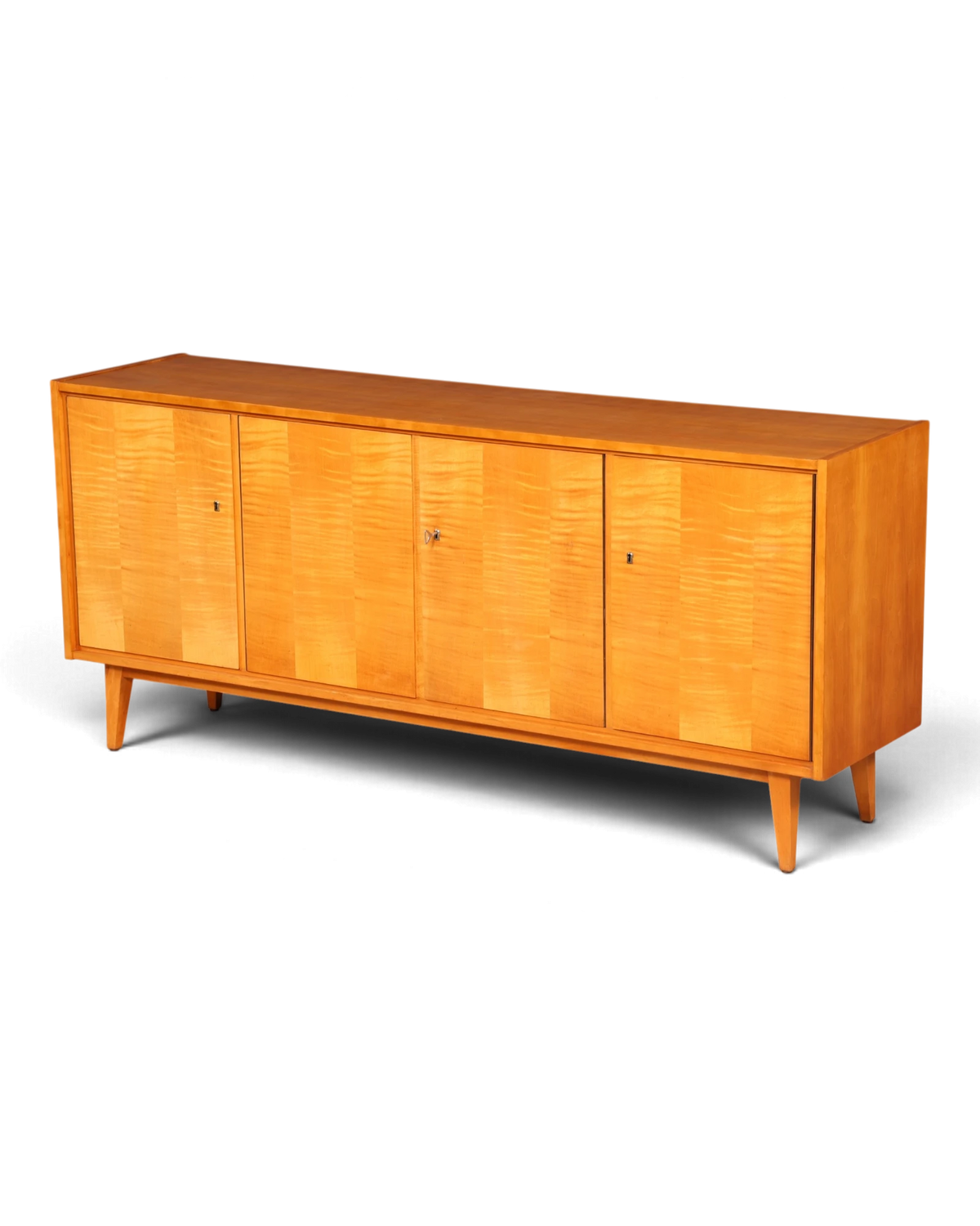 Beautiful Mid-Century Sideboard VEB Themar Vintage TV Cabinet 60s Cabinet Lowboard GDR Solid Wood