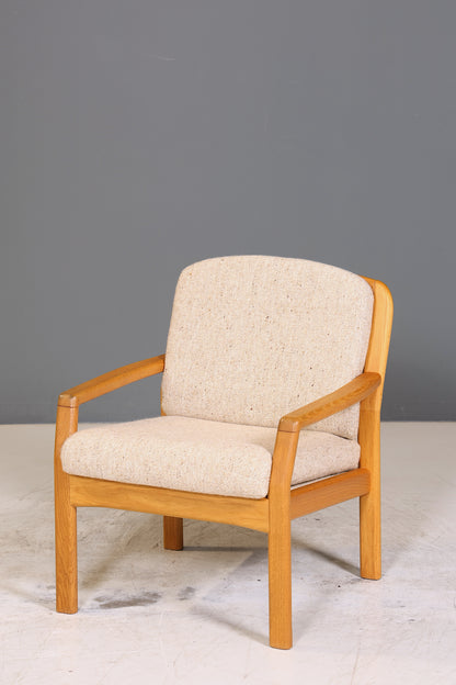 Wunderschöner Original Dyrlund Sessel Mid Century Armlehnsessel echt Holz Lounge Chair