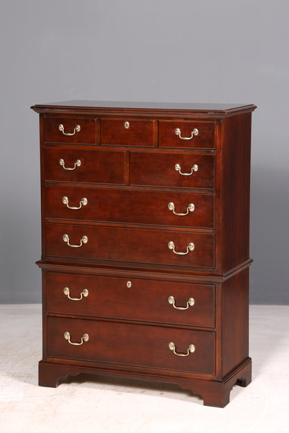 Edles Drexel Heritage Vertiko Kommode Antik Stil USA Schrank Schubladenkommode Chiffoniere Wäschekommode