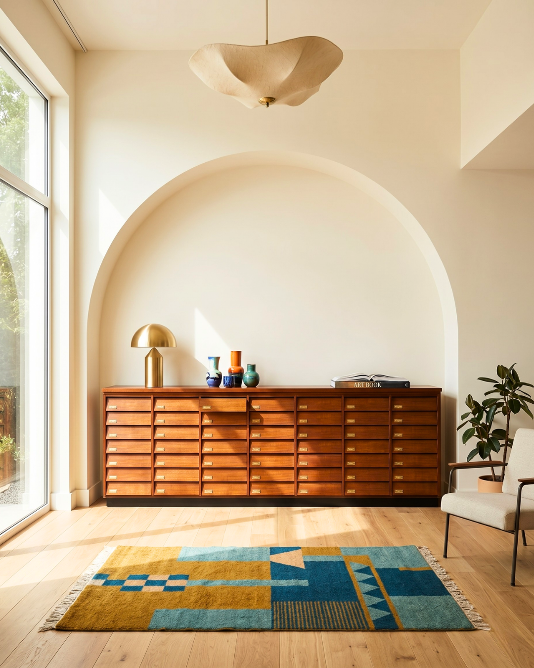 Beautiful XXL Mid Century Vintage Bauhaus Apothecary Cabinet Retro Chest of Drawers