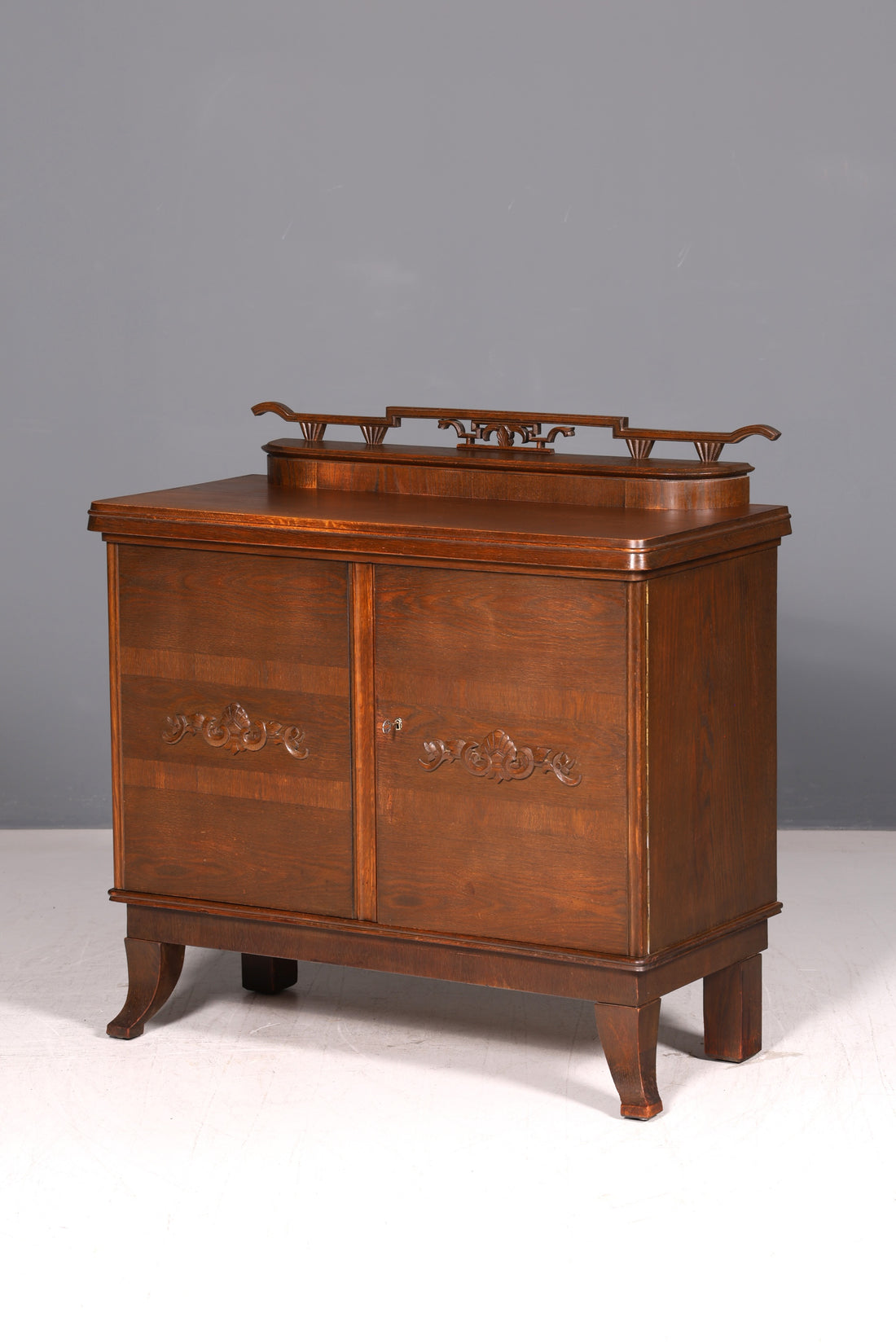 Dreamlike Art Nouveau Cabinet Oak Antique Sideboard Buffet Sideboard Dresser