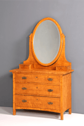 Wunderschöne Jugendstil Kommode Antik Sideboard mit Spiegel Flurkommode Frisierkommode