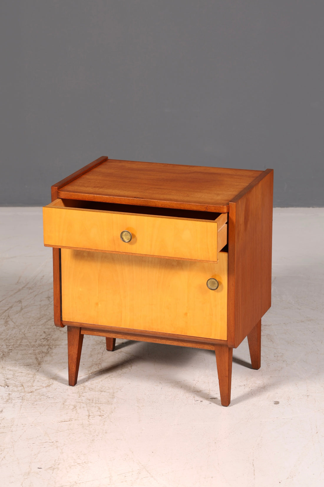 Beautiful Mid-Century bedside table, vintage Danish design, dresser, side table, nightstand, retro, genuine wood, 2 of 2