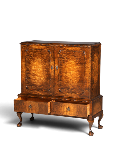 G365 Finish Stilvoller Original Art Deco Schrank Vertiko Sideboard um 1930 Highboard Kommode (Kopie)
